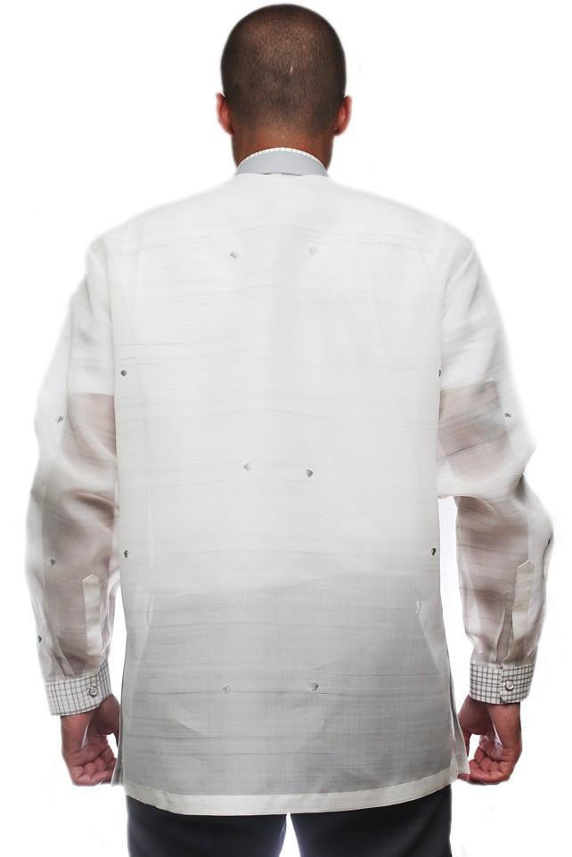 BARONG WAREHOUSE - MJ10 - Jusi Pina Barong Tagalog Double-Collar