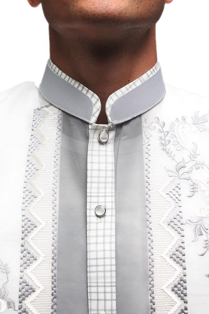 BARONG WAREHOUSE - MJ10 - Jusi Pina Barong Tagalog Double-Collar