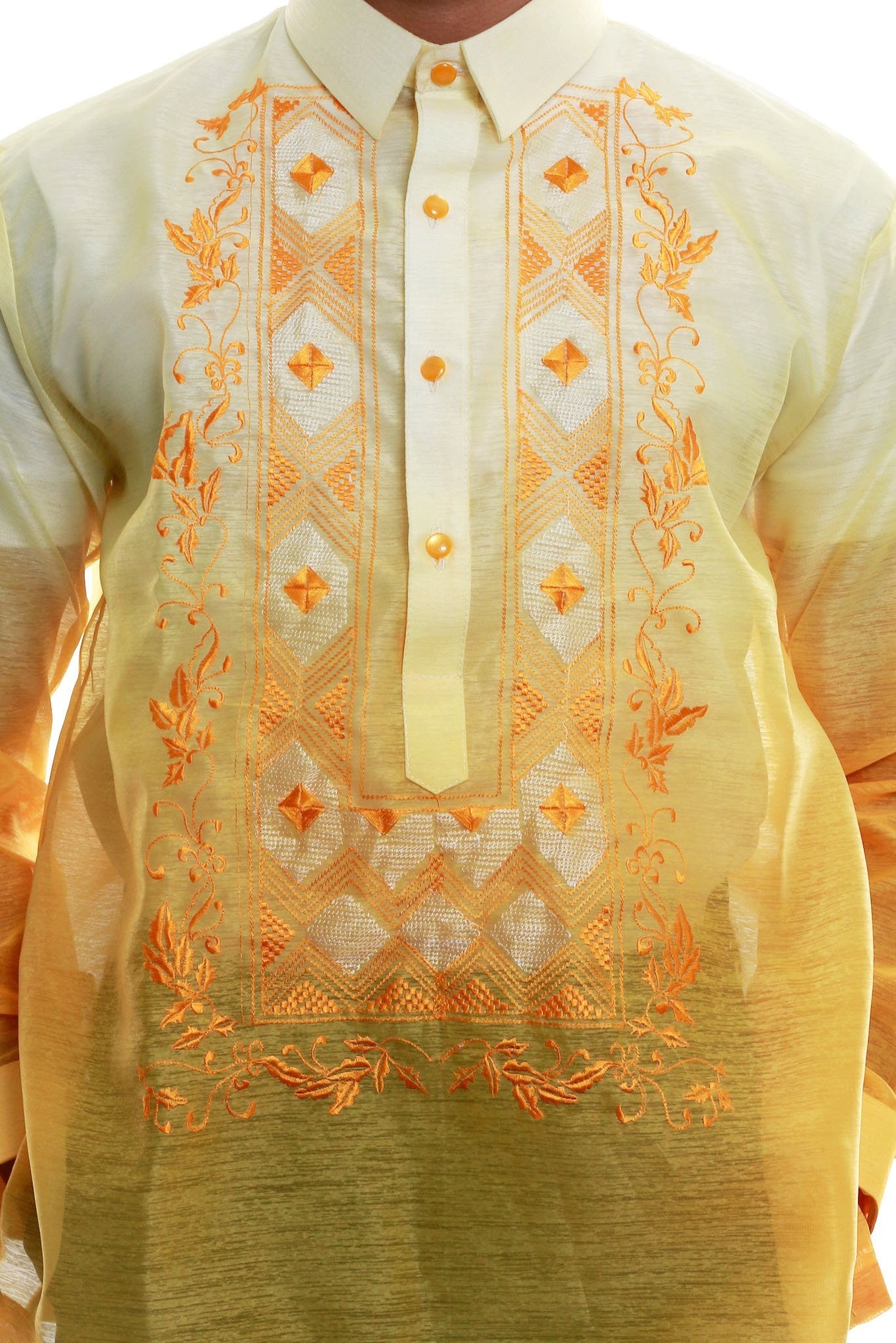 BARONG WAREHOUSE - ML12 - Jusilyn Barong Tagalog Mango