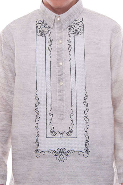 BARONG WAREHOUSE - ML08 - MADE-TO-ORDER - Jusilyn Pina Barong Tagalog with Lining