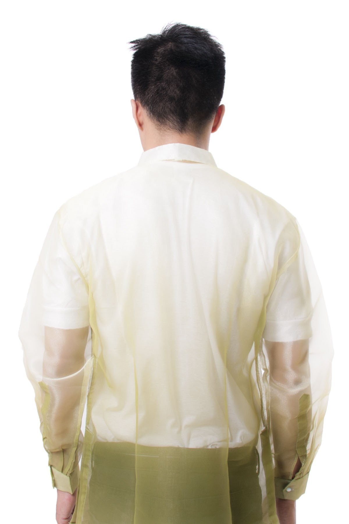 BARONG WAREHOUSE - MO14 - Organza Barong Tagalog Green