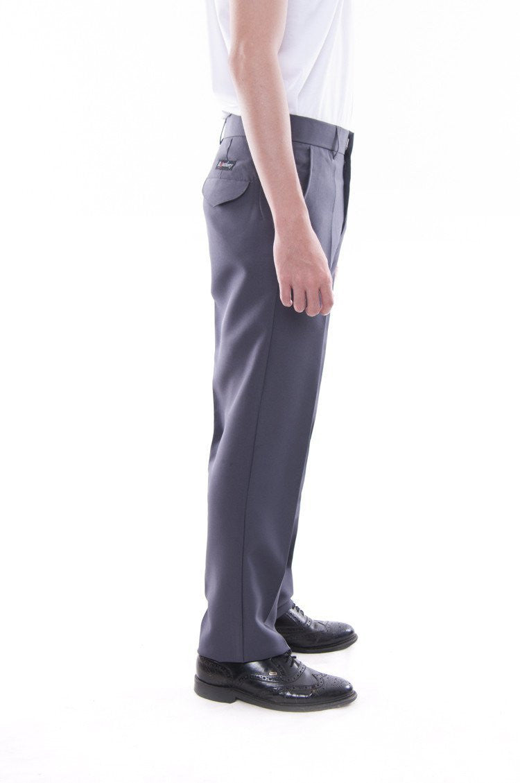 BARONG WAREHOUSE - MP05 -PRE-ORDER - Men's Regular Fit Wool Slacks Gray