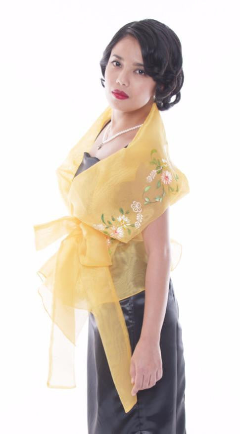 BARONG WAREHOUSE - WW03 - Filipiniana Wrap-Around Gold