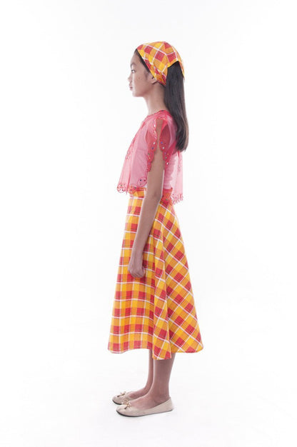 BARONG WAREHOUSE - GS04 - MADE-TO-ORDER - Girls' Baro't Saya Red Set
