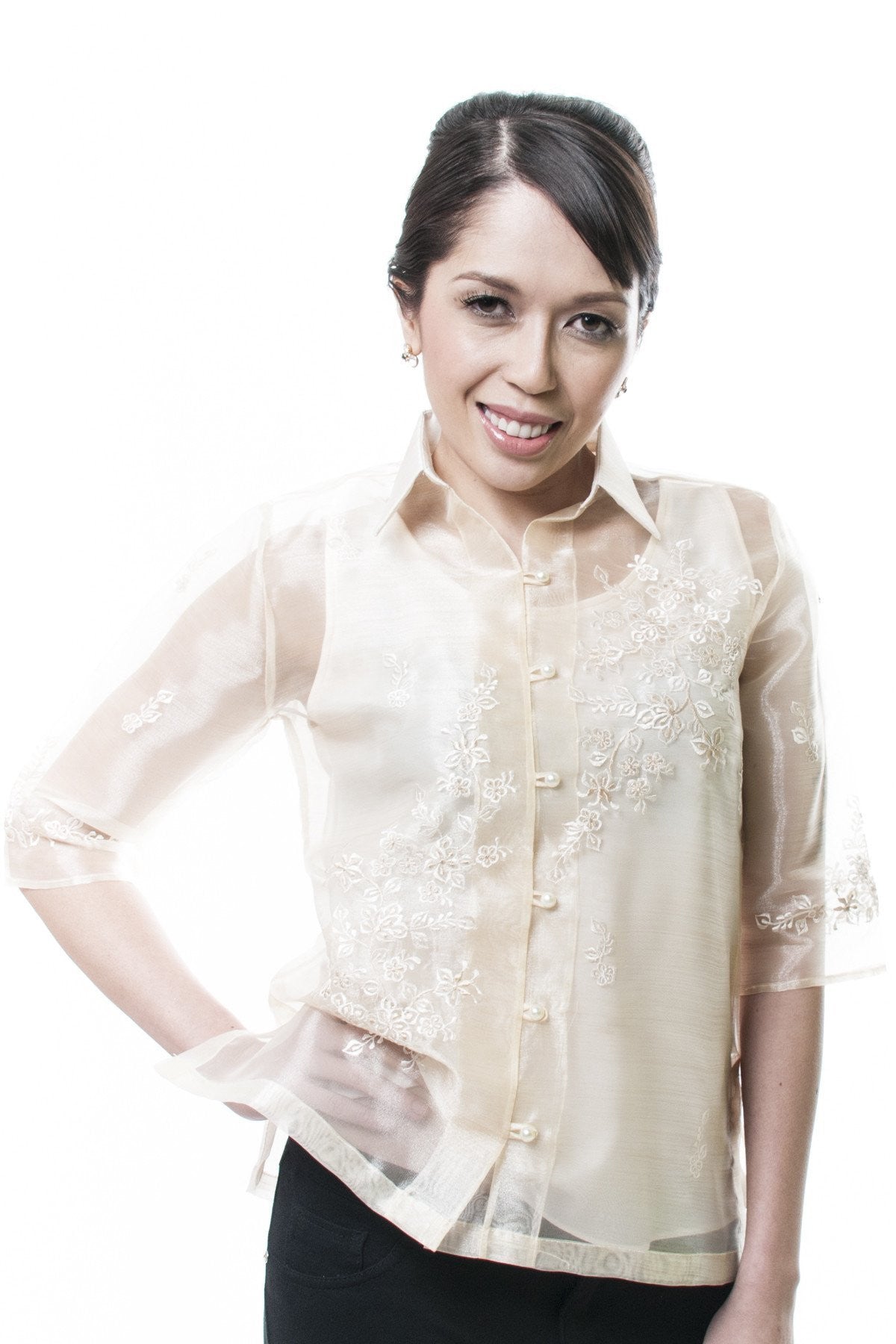 BARONG WAREHOUSE - WO01 - Women's Barong Tagalog - Filipiniana