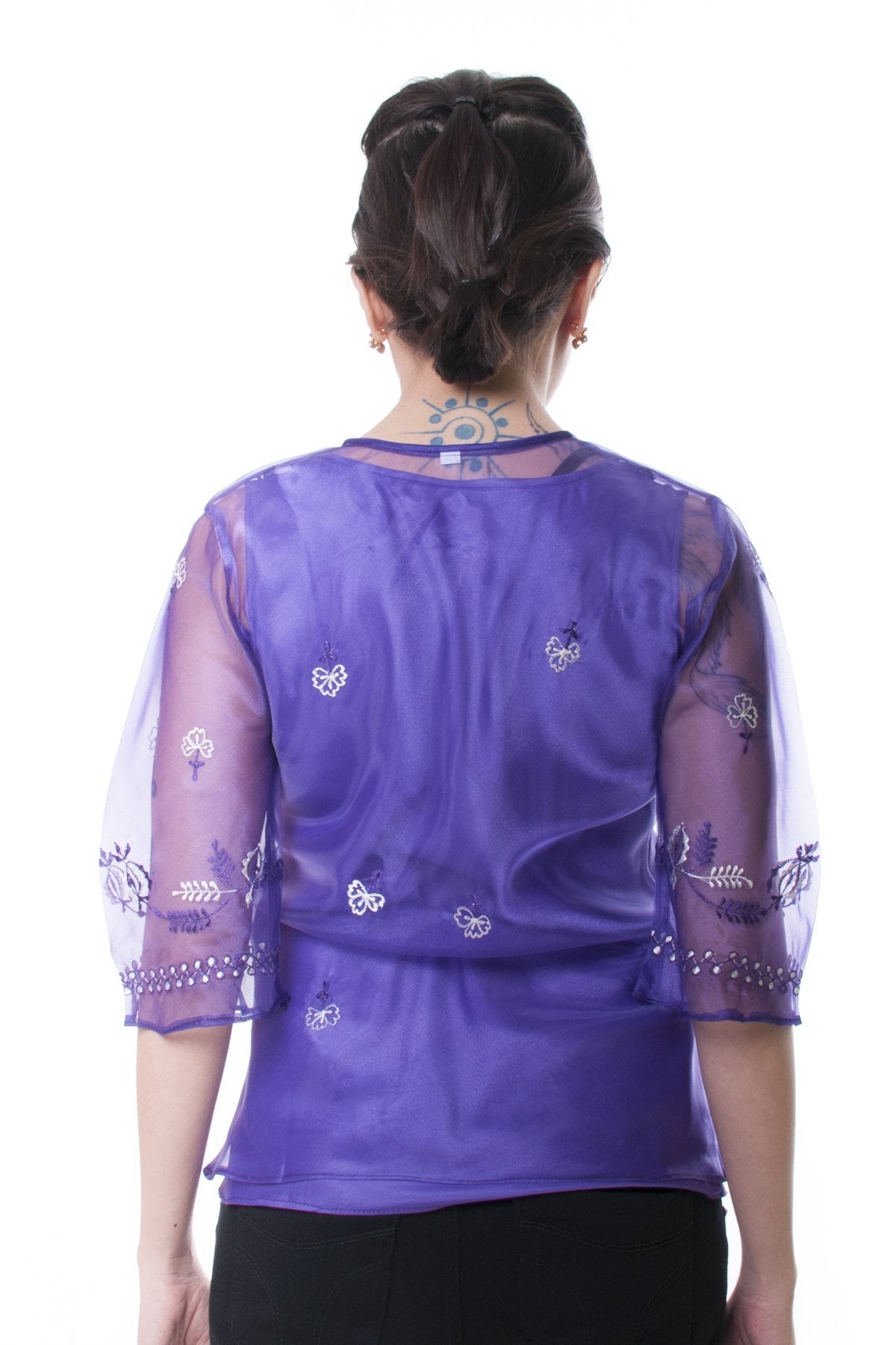 BARONG WAREHOUSE - WK05 - Classic Kimona Purple - Filipiniana