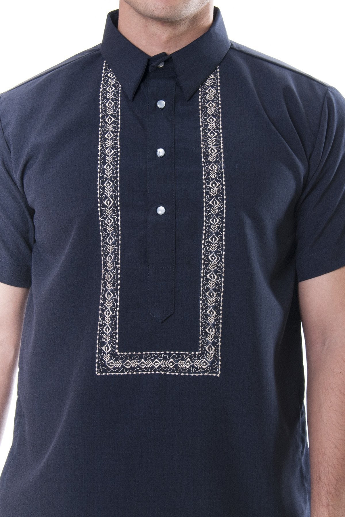 BARONG WAREHOUSE - MY03 - Bihis Mayaman Navy Blue