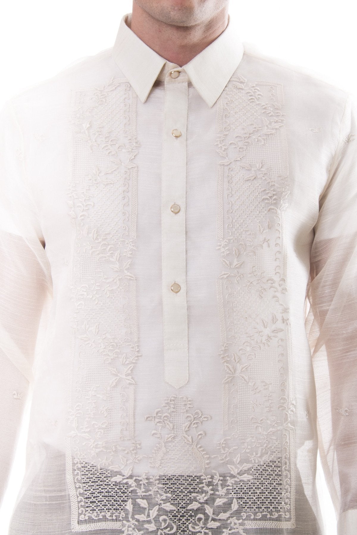 BARONG WAREHOUSE - MK01 - Silk Pina Barong Tagalog