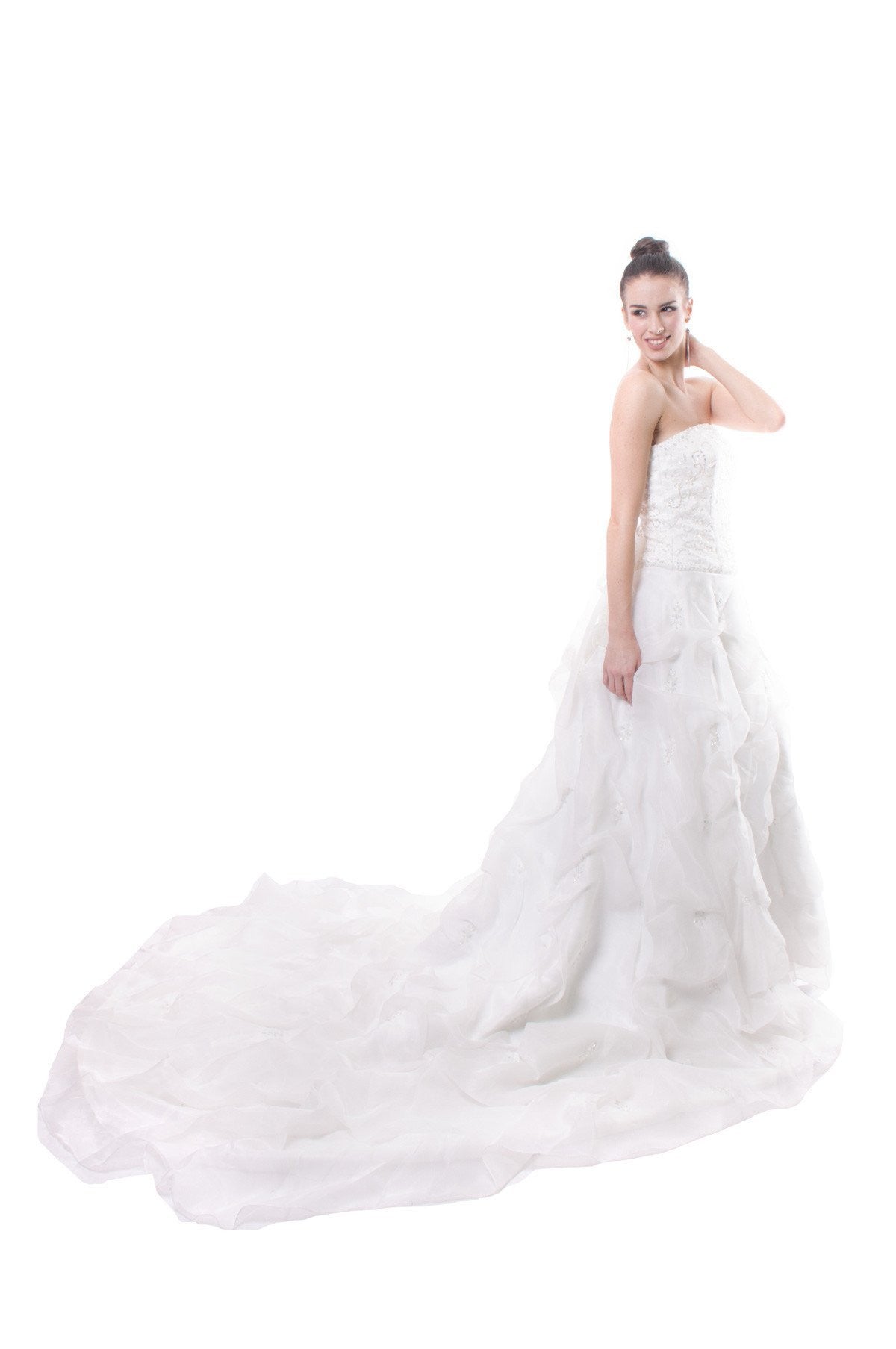 BARONG WAREHOUSE - ID04 Bridal Crumpled Gown Wedding