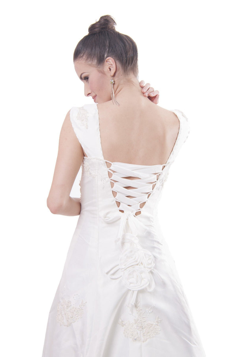Custom Order - Bridal Satin Floor Length Gown Wedding