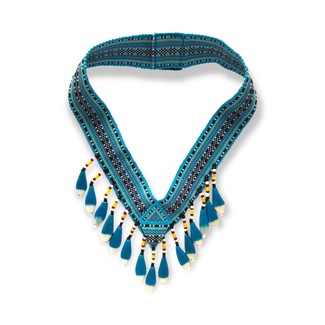 VMWN4 Kalinga Necklace Blue