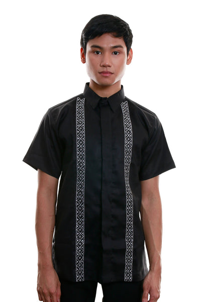 BARONG WAREHOUSE - MN05 - Gusot Mayaman Full-Open Black