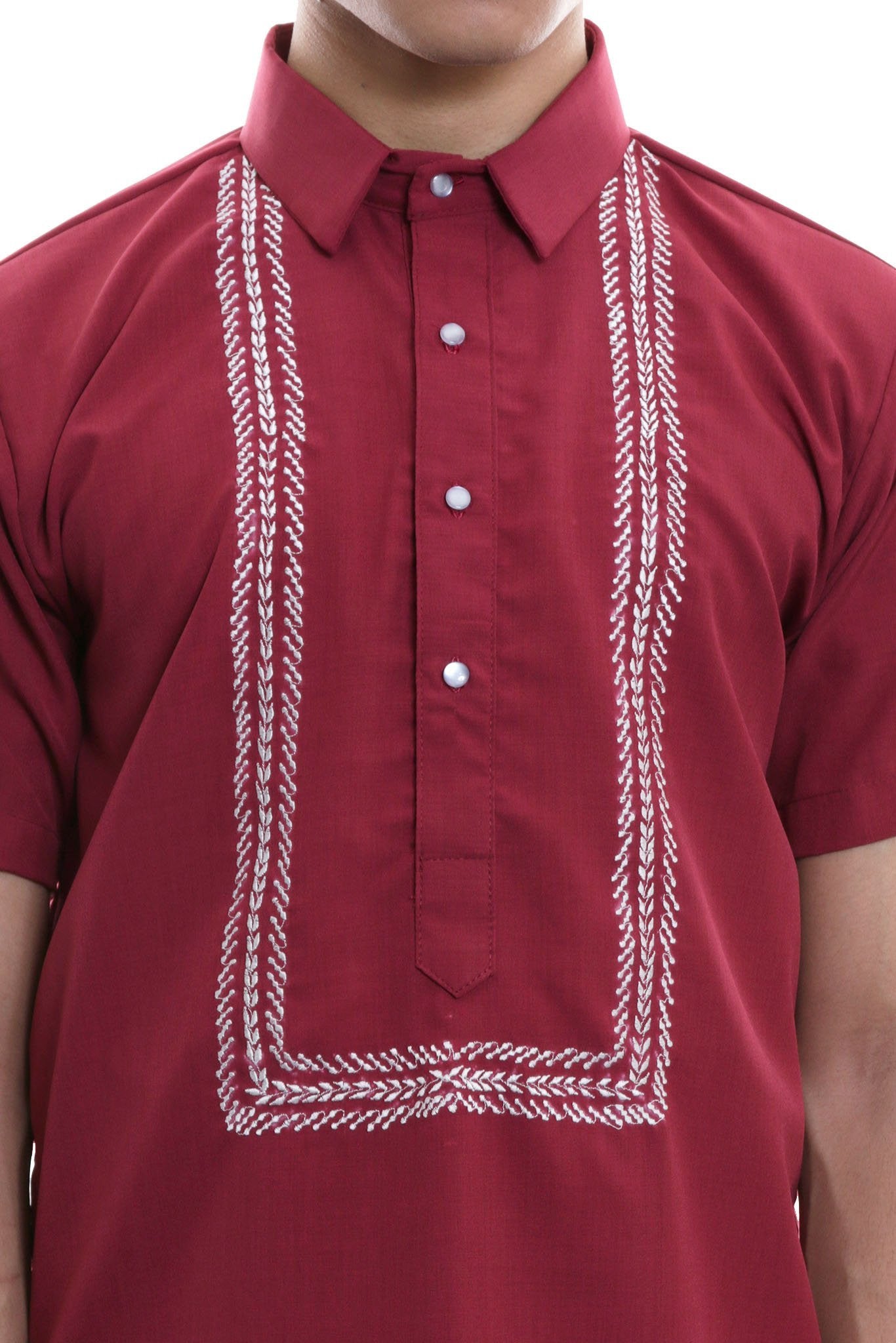 BARONG WAREHOUSE - MY05 - Bihis Mayaman Maroon