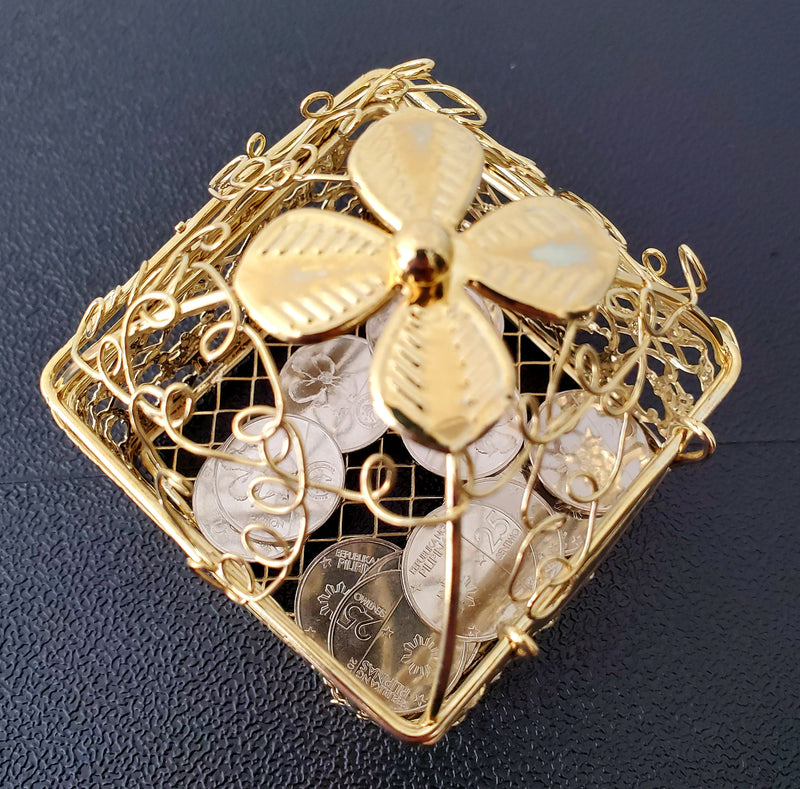 ICN3 - Wedding Unity Coins Gold Box