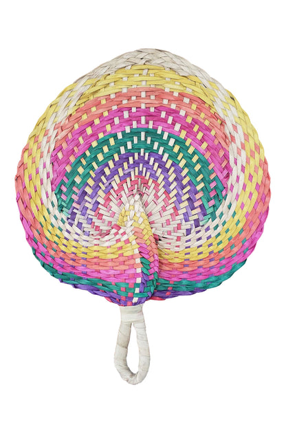 BARONG WAREHOUSE - FH08 - Filipino Pamaypay Abaniko Hand Fan - Colorful