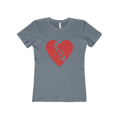 BARONG WAREHOUSE - Pusong Pinoy - Women's Boyfriend Tee