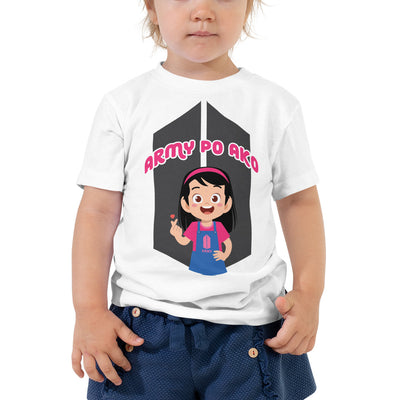 BARONG WAREHOUSE - VTM17 - Army Po Ako Girl Toddler T-Shirt