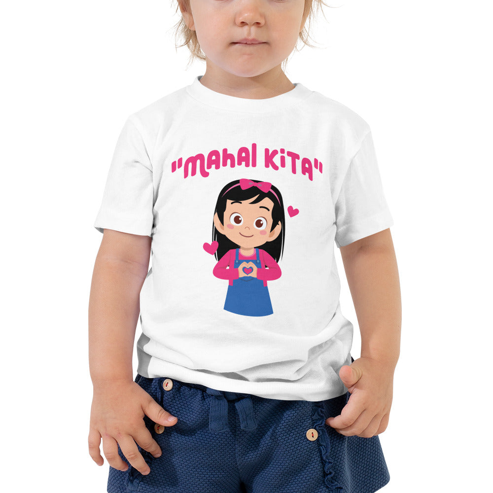 BARONG WAREHOUSE - VTM08 - Mahal Kita Toddler Tee - Girl