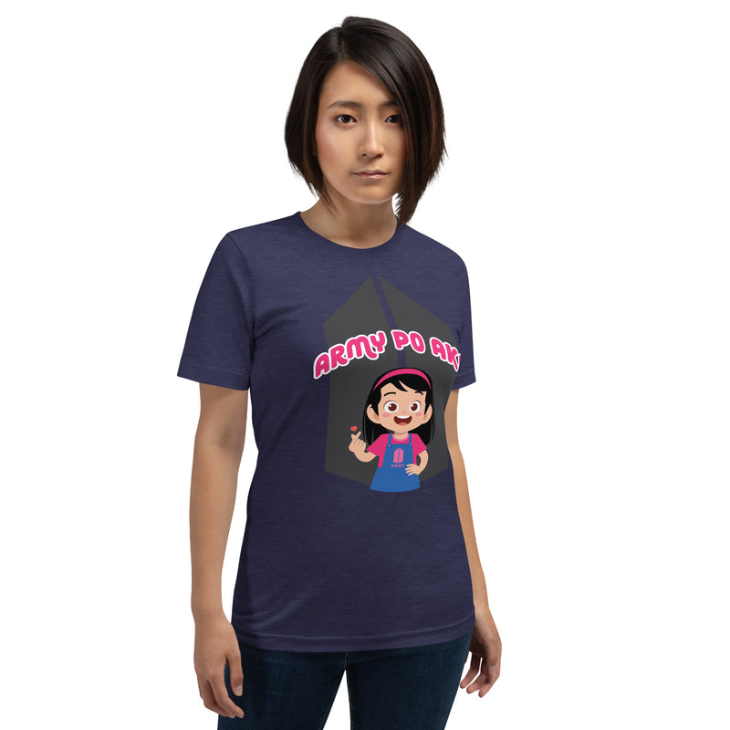 VTM19 - Army Po Ako Girl Adult T-Shirt