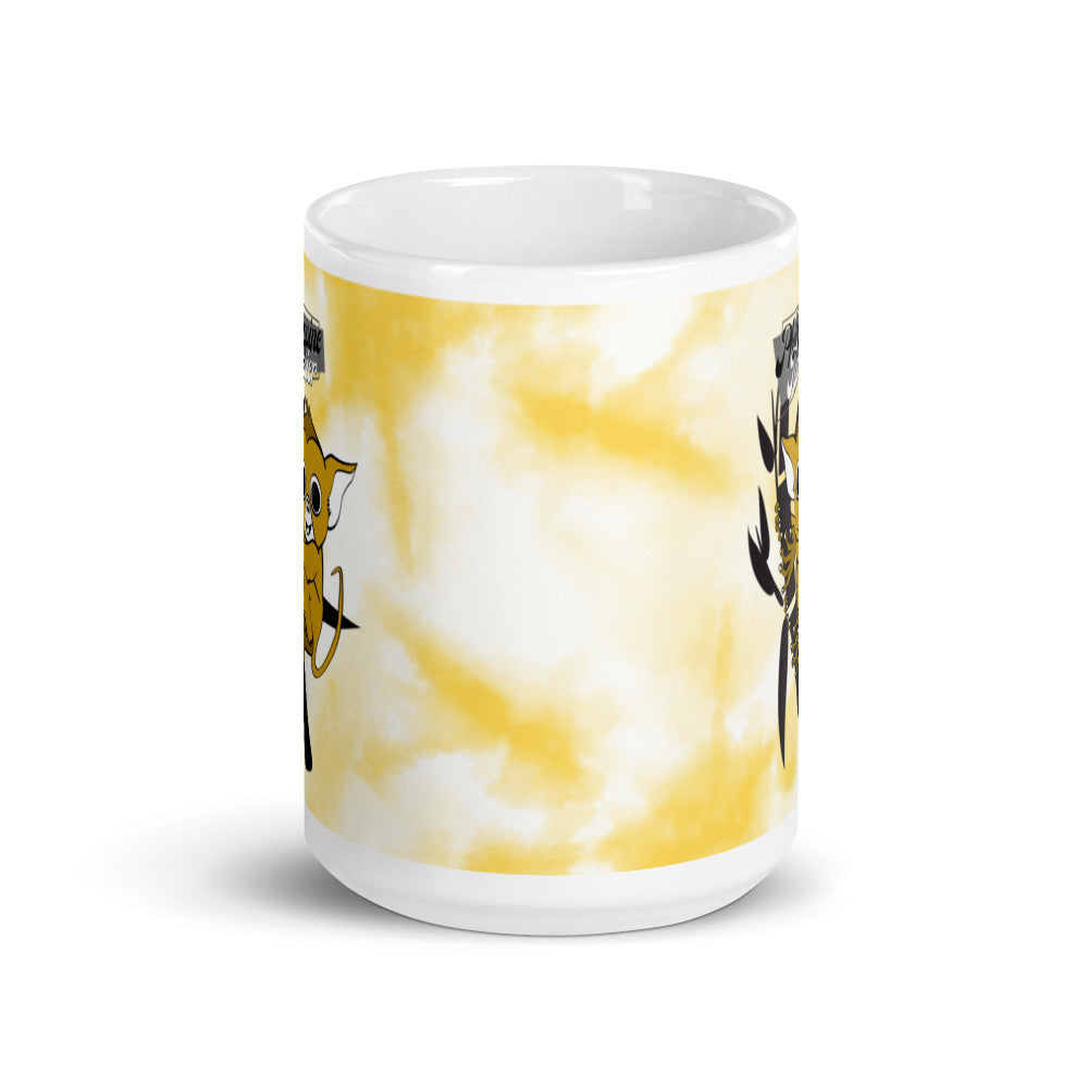 BARONG WAREHOUSE - Philippine Tarsier Tye-Die White Glossy Mug